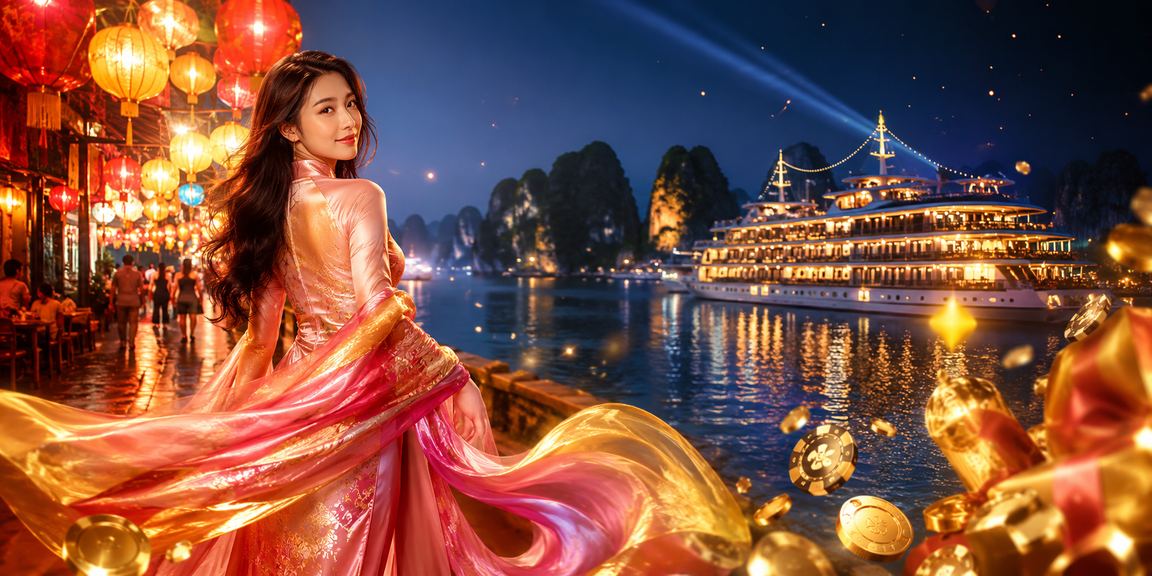 Không gian giải trí và cá cược trực tuyến sang trọng mang phong cách Việt Nam tại vịnh Hạ Long