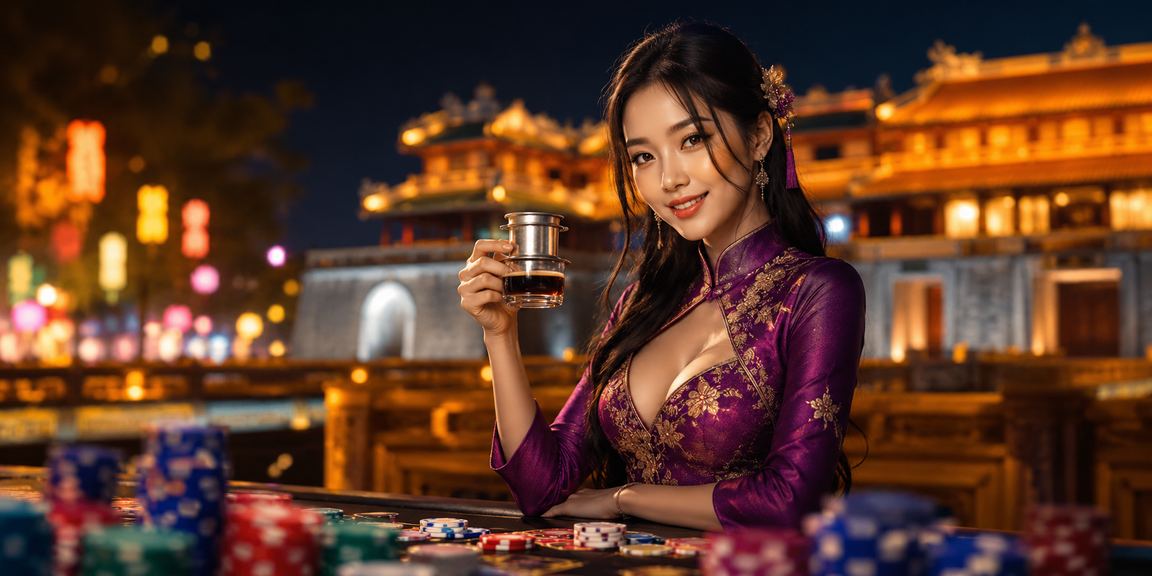 Người dùng nạp tiền cá cược qua ứng dụng điện thoại trong không gian quán cà phê tại Huế